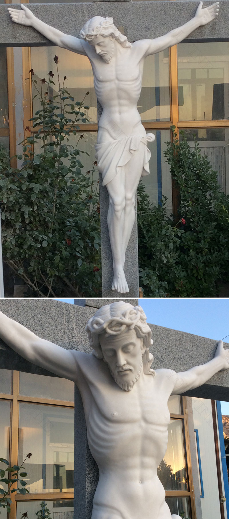 Religious Statues of Marble catholic church crucifix for sale