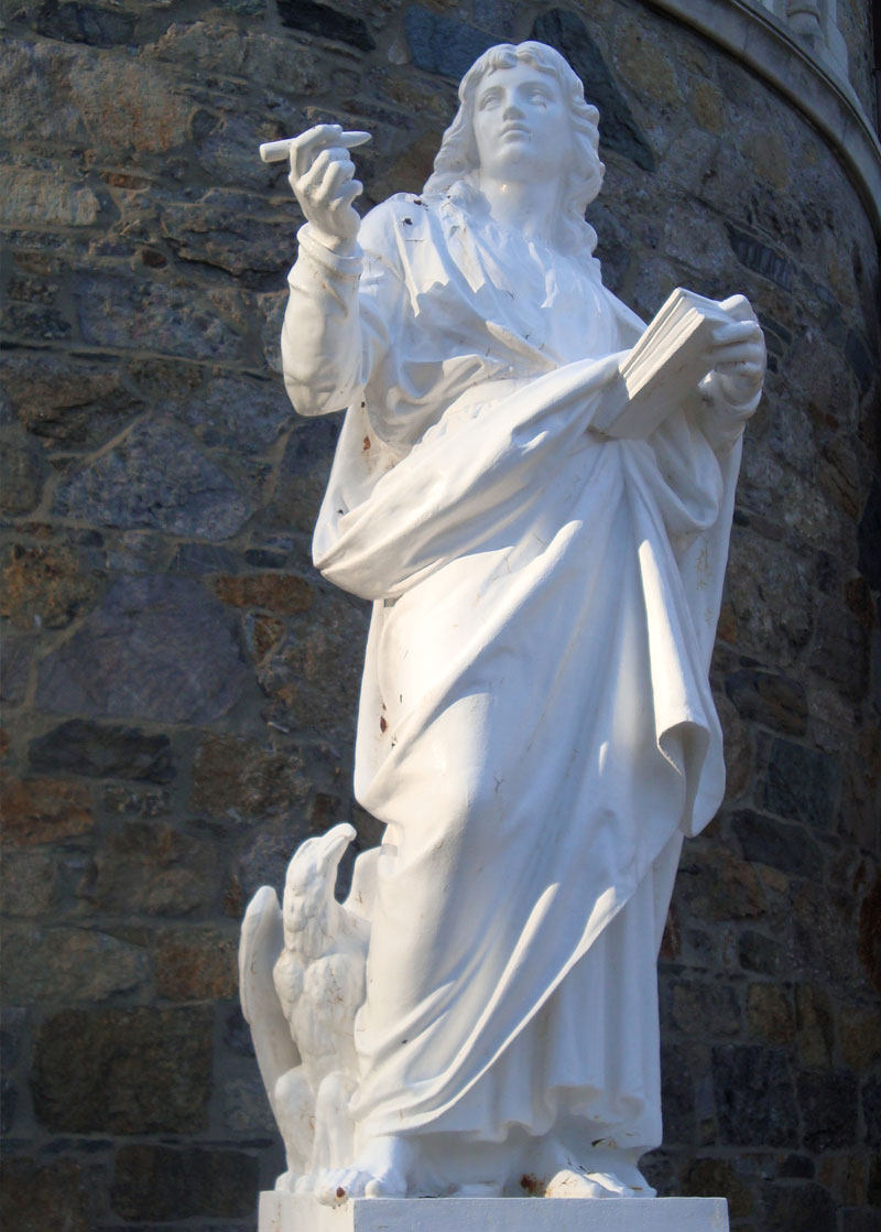 Religious church marble statues of St. John for sale