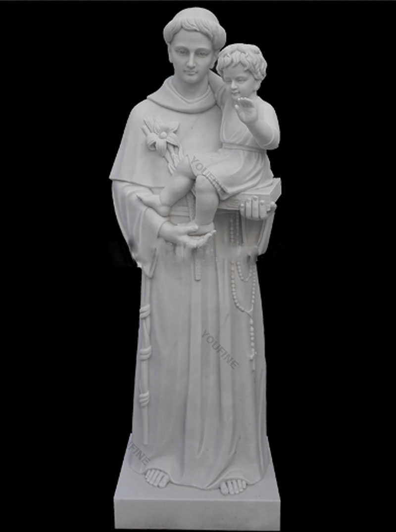 Religious marble statues of St. Anthony for sale