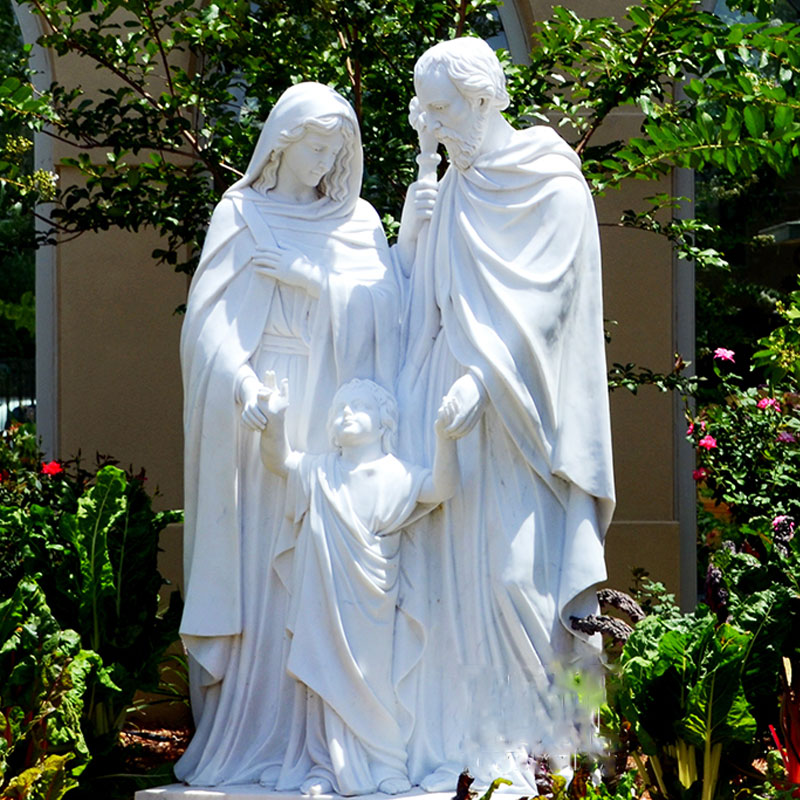 Holy family of mary joseph and baby jesus statues for sale