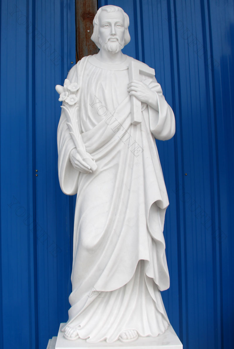 Life size religious St.Joseph sculptures for church interior decor designs