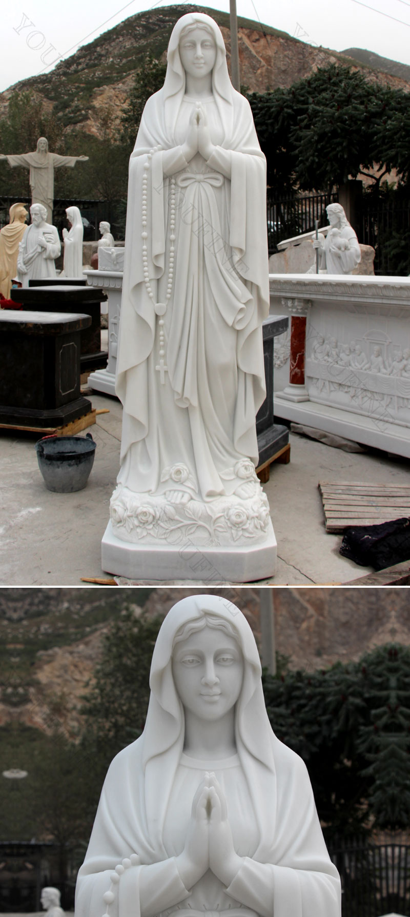 Our Lady of Lutheran statues designs