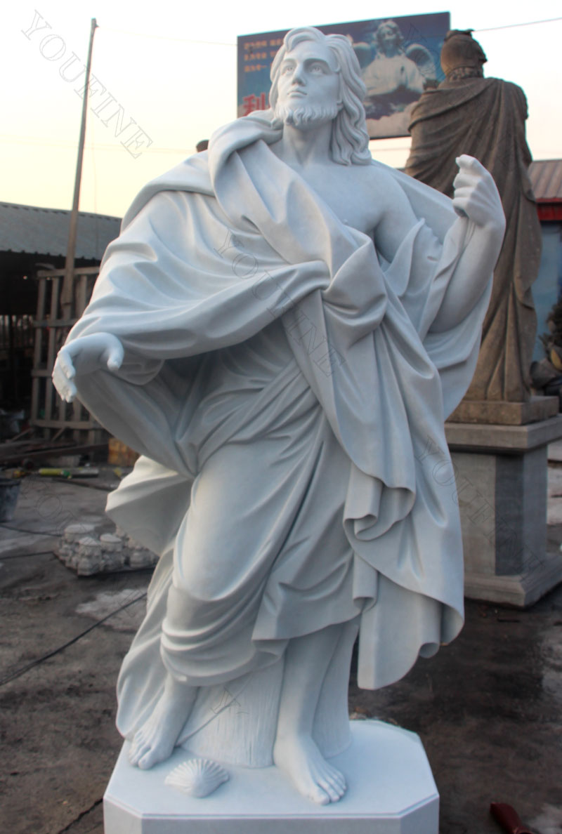 Outdoor religious statues of Saint James for church decor designs