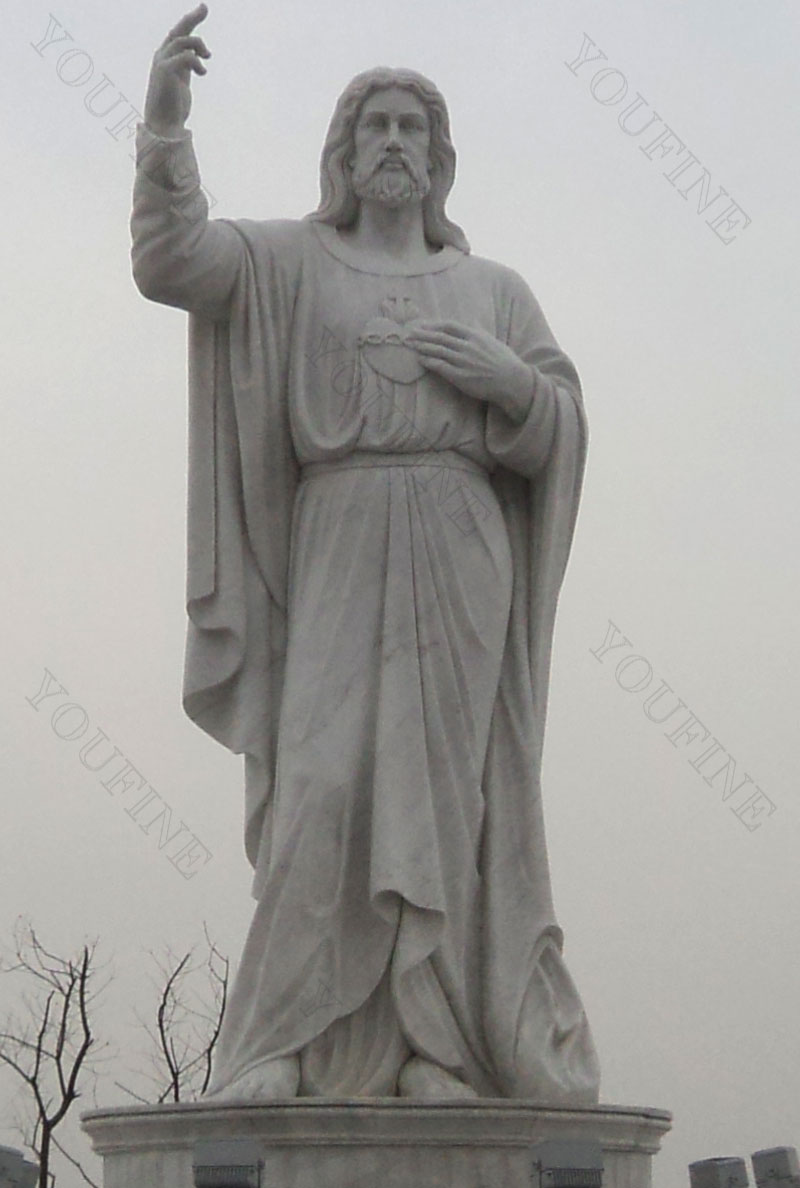 Religious giant jesus statues for outdoor decor design