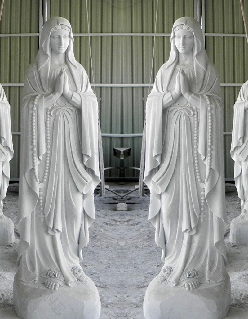 church religious blessed mother statues design