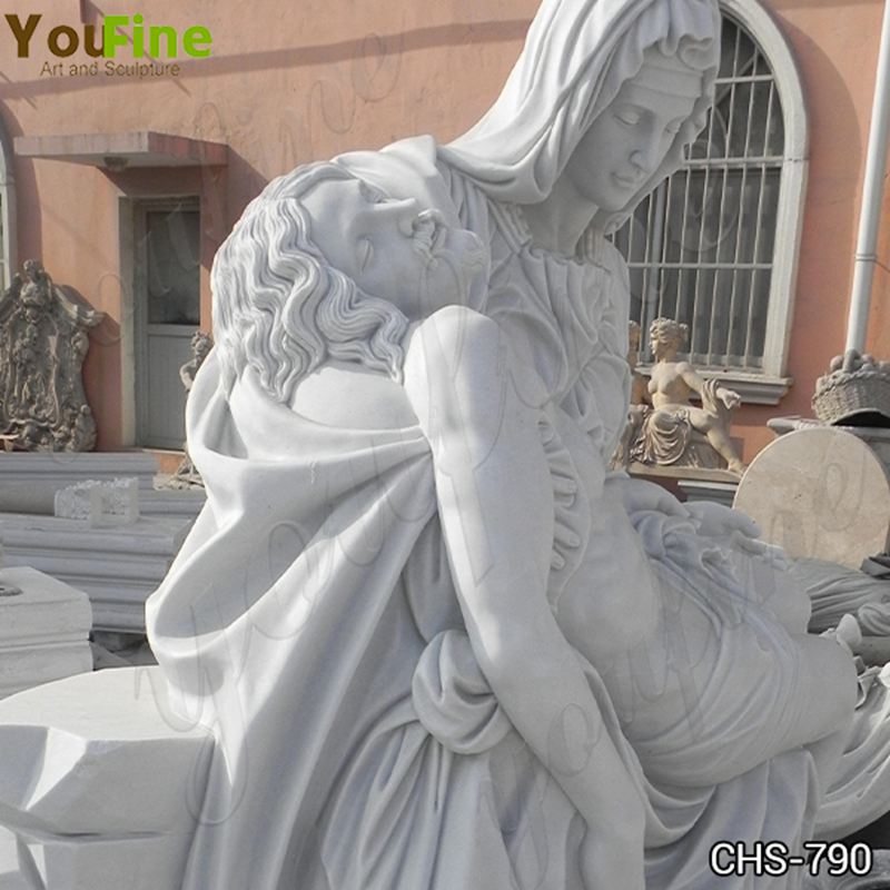 Life Size Marble Pieta Statue Religious Church Decor for Sale CHS-790 Details