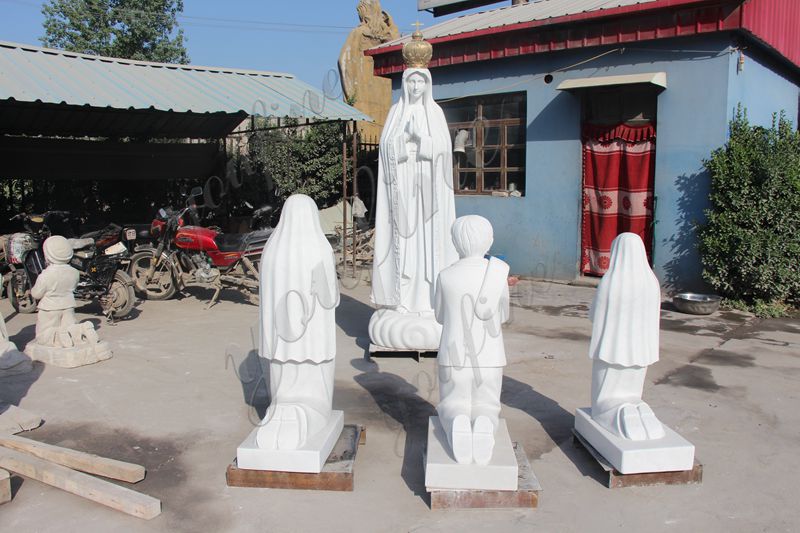 Marble Catholic Statues for St Joseph's Church Project in Singapore