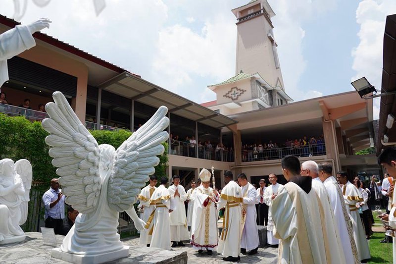 YouFine Marble Catholic Statues for St Joseph's Church Project in Singapore Clients Feedback