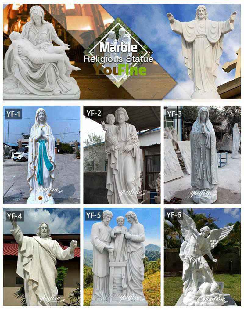 Life Size Marble Jesus Statue Catholic Garden Statue for Sale CHS-298