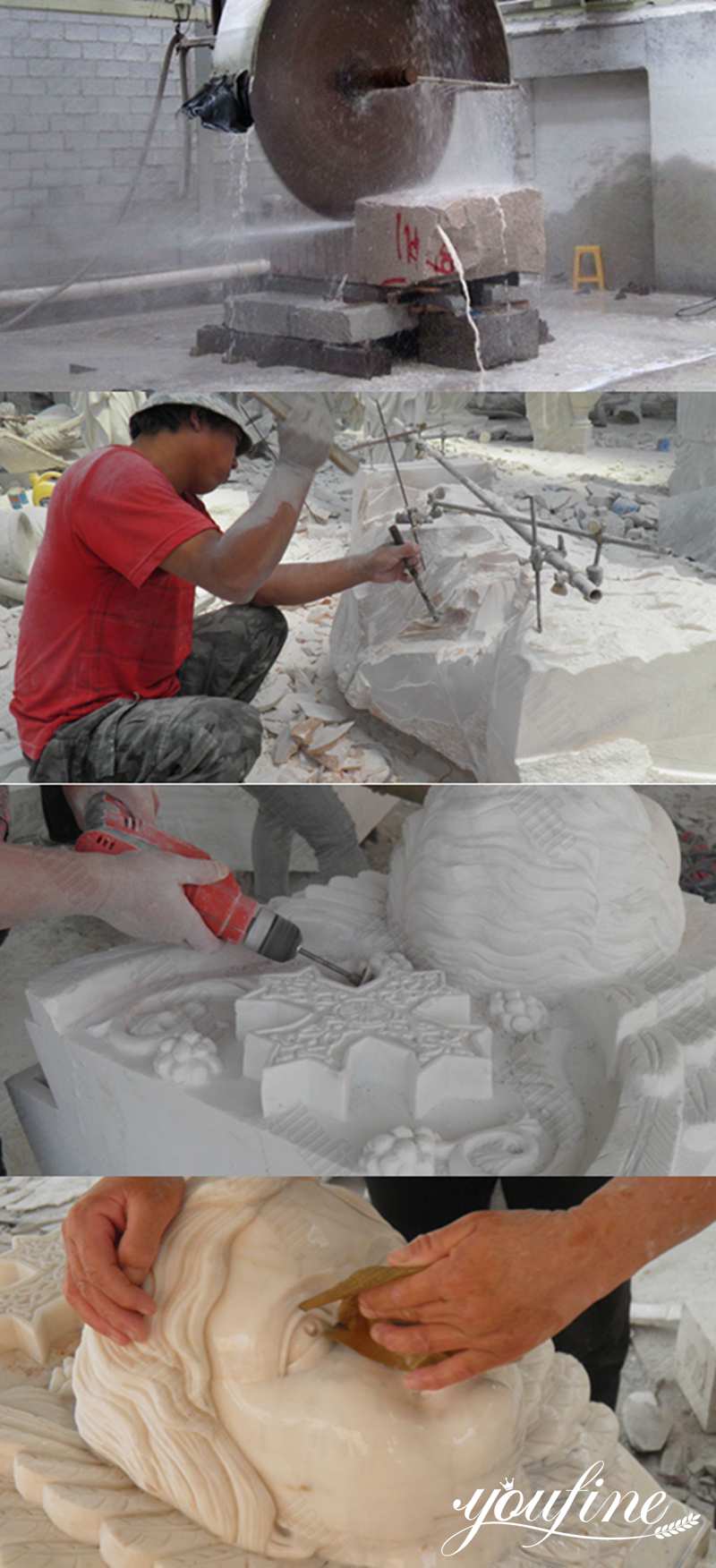 Catholic Sacred Heart Of Jesus Outdoor Marble Statue for Sale