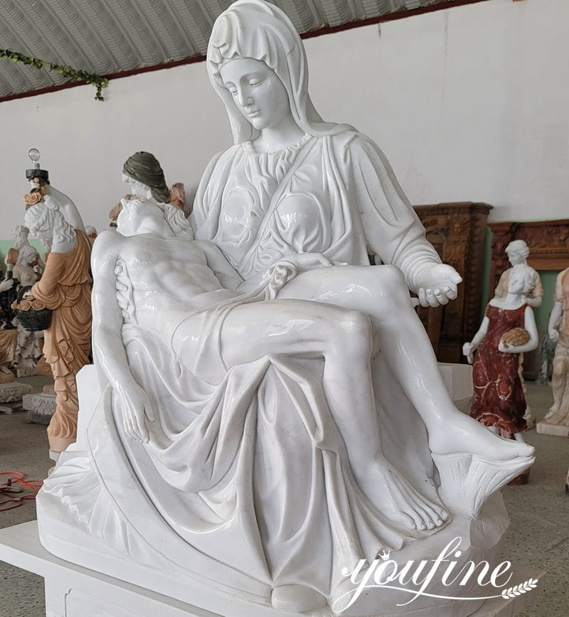 marble pieta sculpture