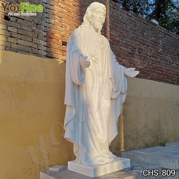 Natural Marble Jesus Statue for Church from Factory Supply CHS-809 (4)