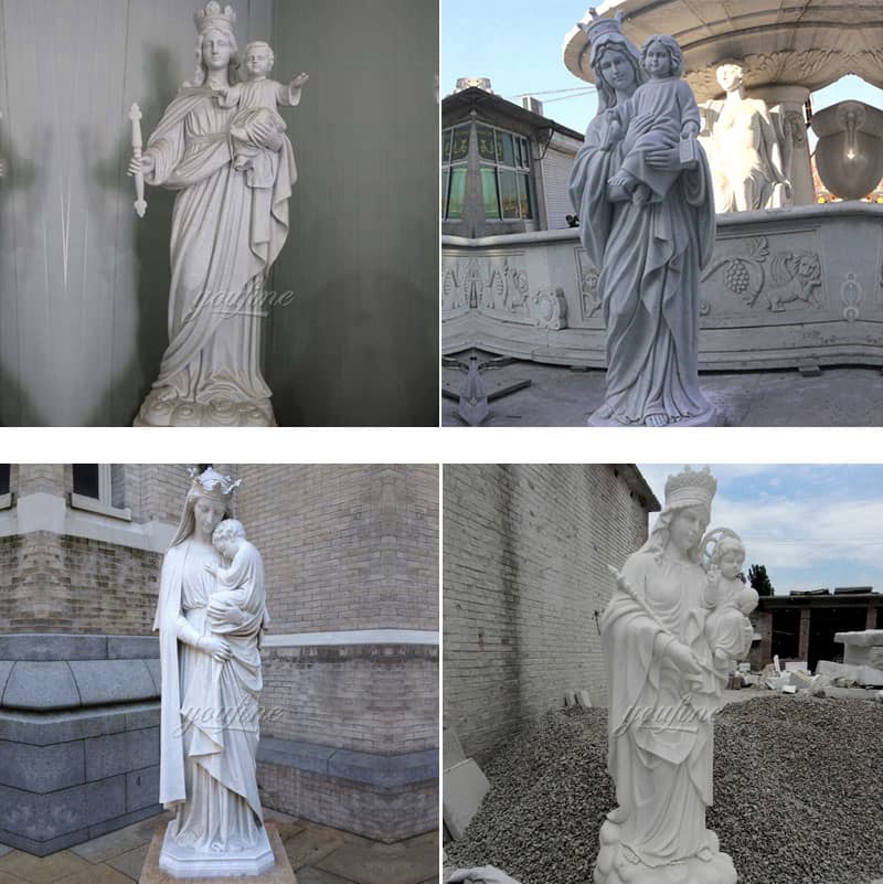 outdoor religious statues Mary (2)