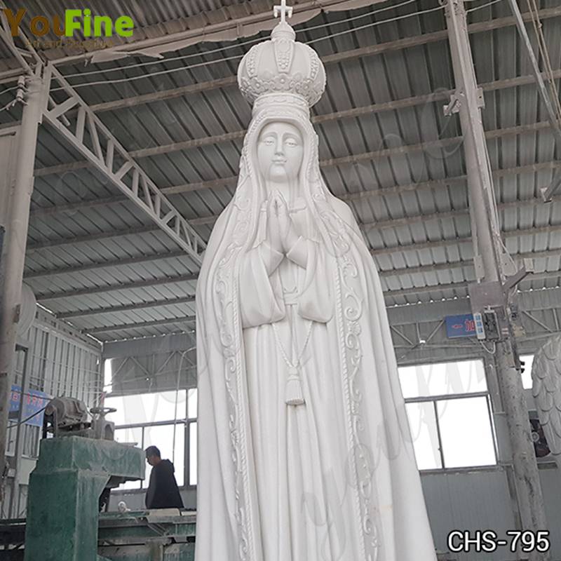 Life Size Marble Fatima Statue Outdoor Decoration Factory Supply CHS-795 (2)