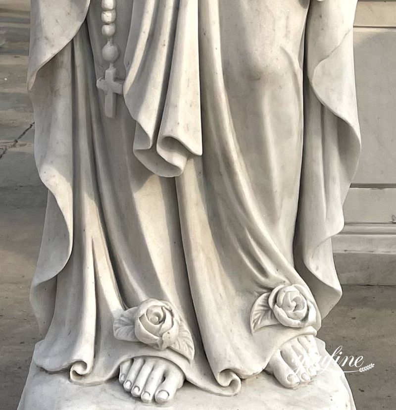 Marble Lourdes Statue-YouFine Sculpture (2)