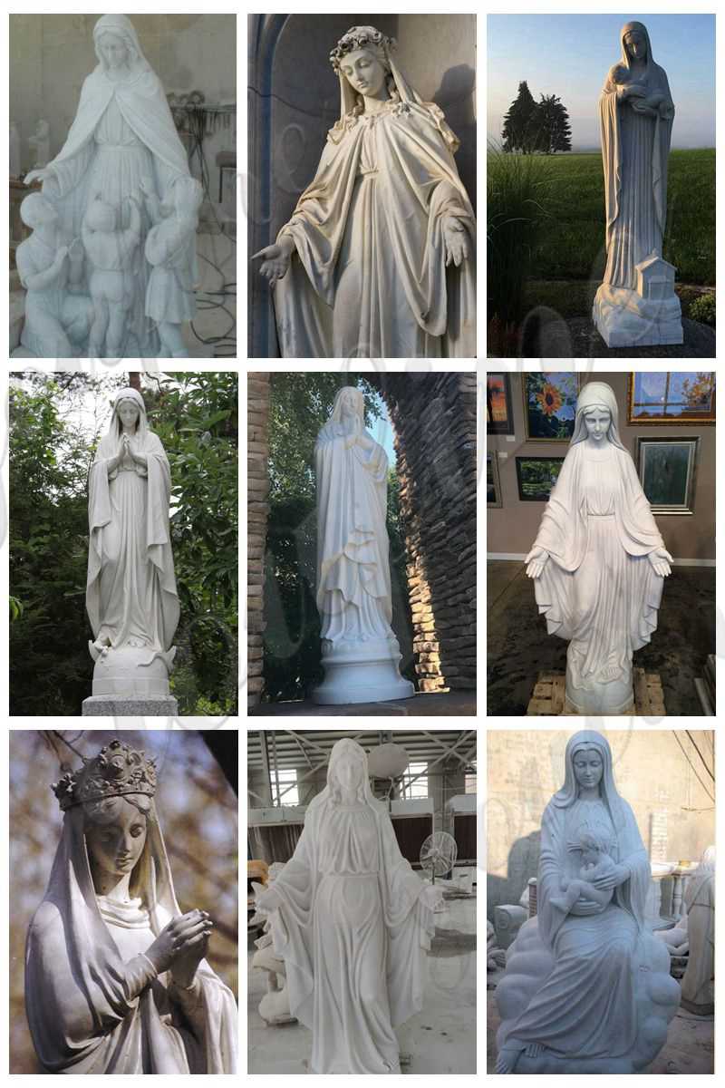 our lady of fatima statue smiling-YouFine Sculpture (2)