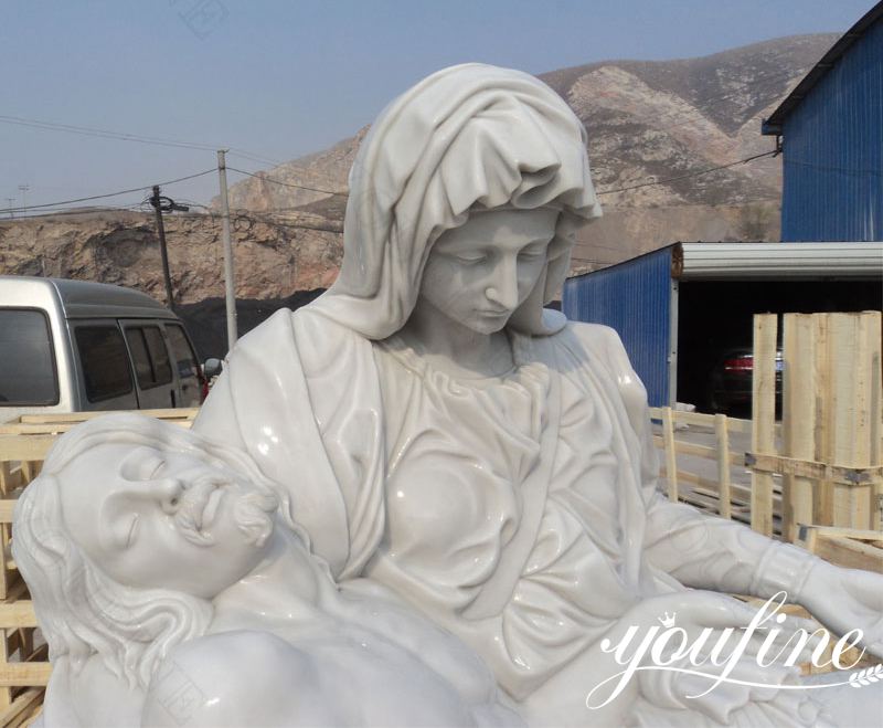 Marble Pieta Sculpture Catholic Garden Decor Wholesale CHS-262 (2)