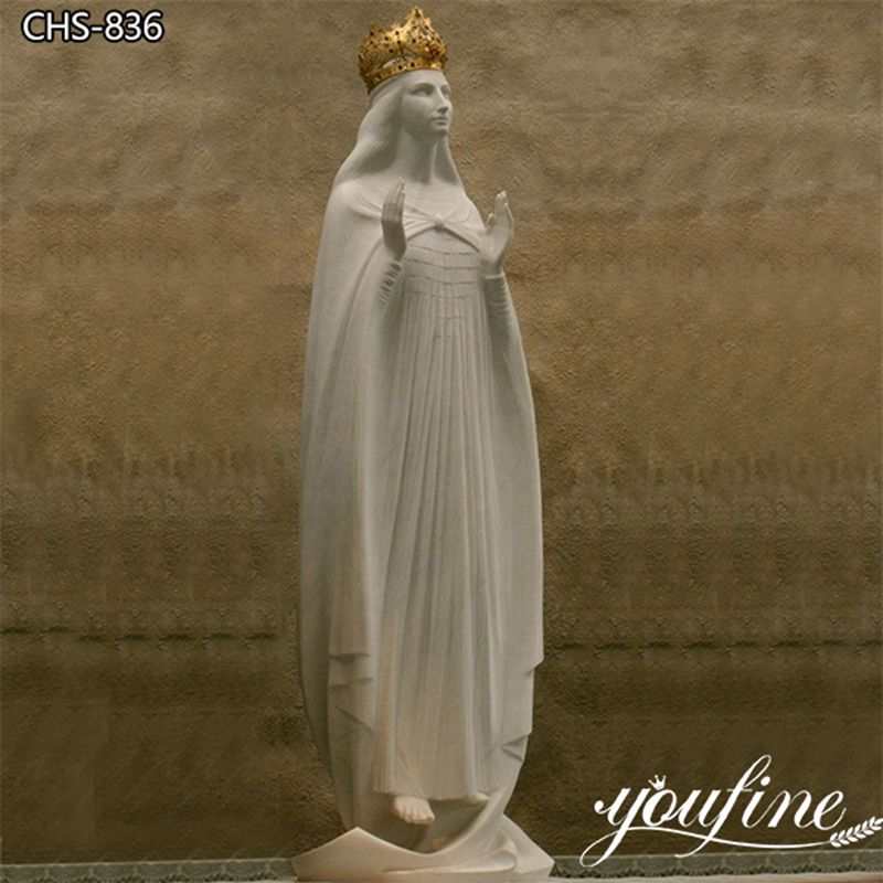 Hand Carved Marble Our Lady of Knock Outdoor Statue Supplier CHS-836 (2)