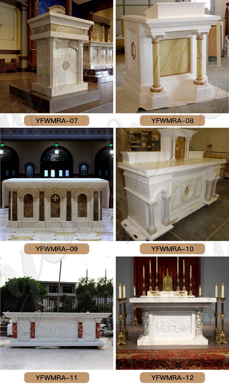 Marble altar for church