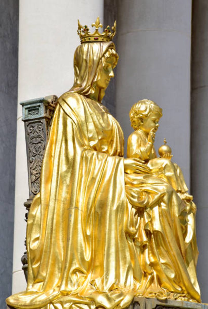 virgin mary and jesus statue