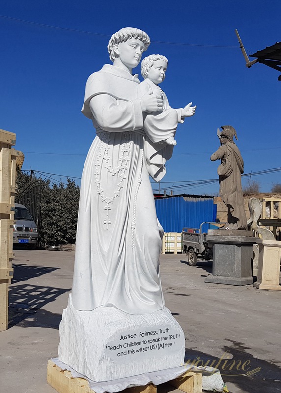 Marble St Anthony Garden Statue
