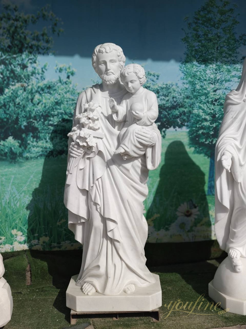 High quality St. Joseph holding baby Jesus Statue for Sale
