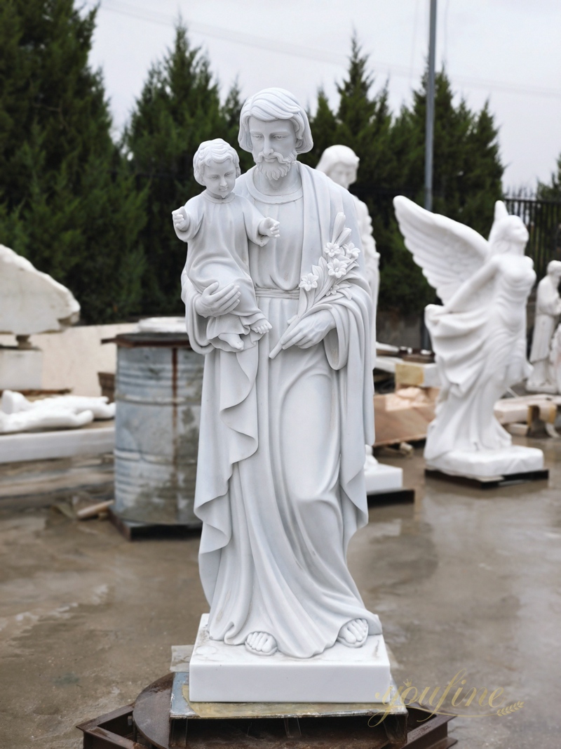 High quality St. Joseph holding baby Jesus Statue for Sale