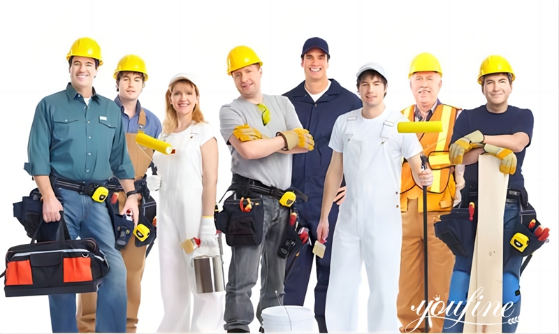 Hand Carved Marble Catholic Church Altar