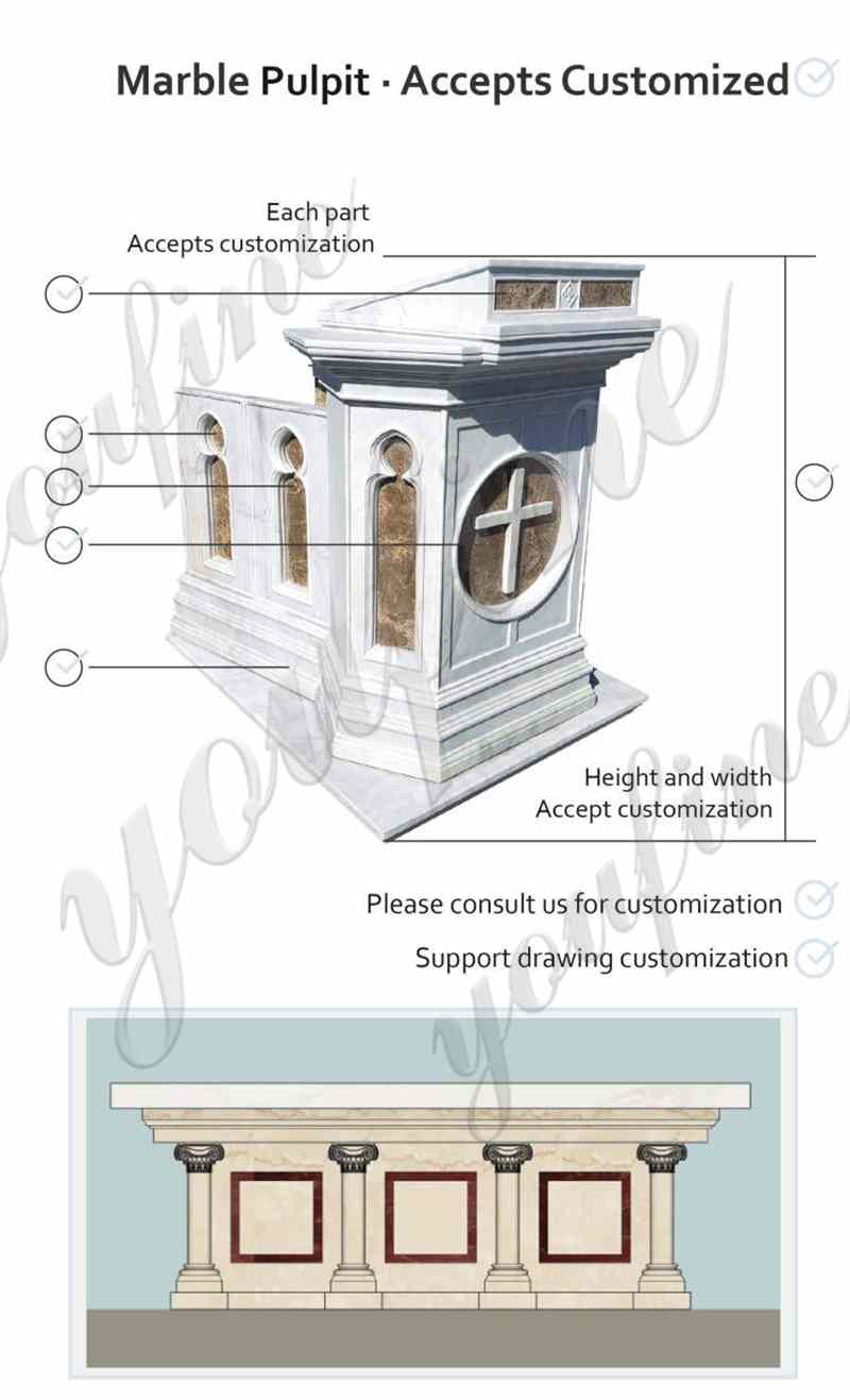 custom pulpit