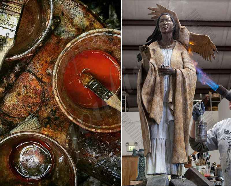 outdoor bronze Jesus sculpture