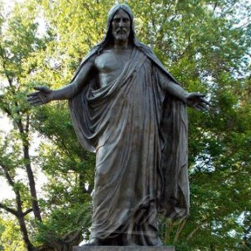 Art Religious Bronze Sculpture Jesus Christ Statue for Garden Decor