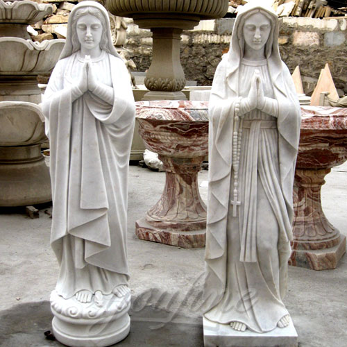 Religious Statues of Blessed Marble Virgin Mary Statue 5.6 Foot for Hot Selling