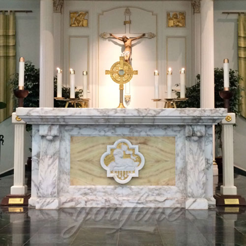 Religious Statues of Marble Altars Table for Church
