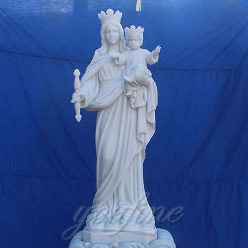 Outdoor Mary Statue of Mary with the Baby Jesus for Sale