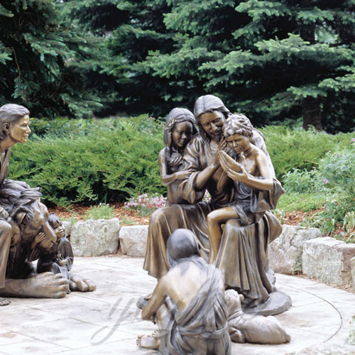 Popular Religious Design Of Outdoor Jesus Statue with Child for Sale