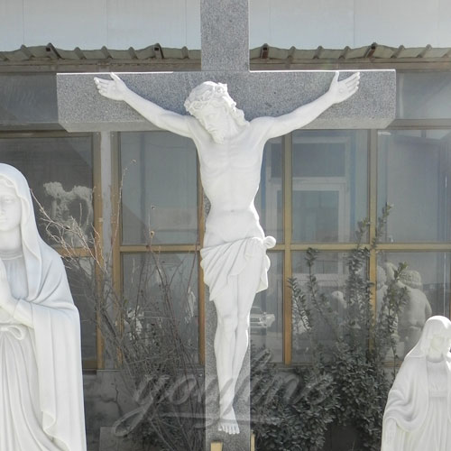 Religious Statues of Marble catholic church crucifix for sale