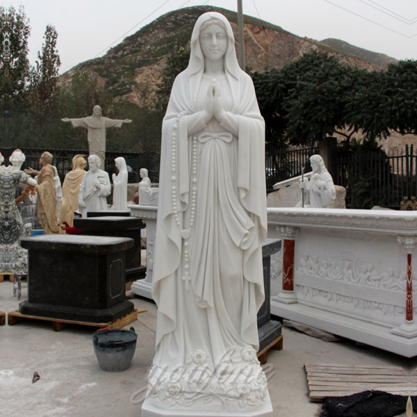 Our Lady of Lourdes statues in the general size for outside