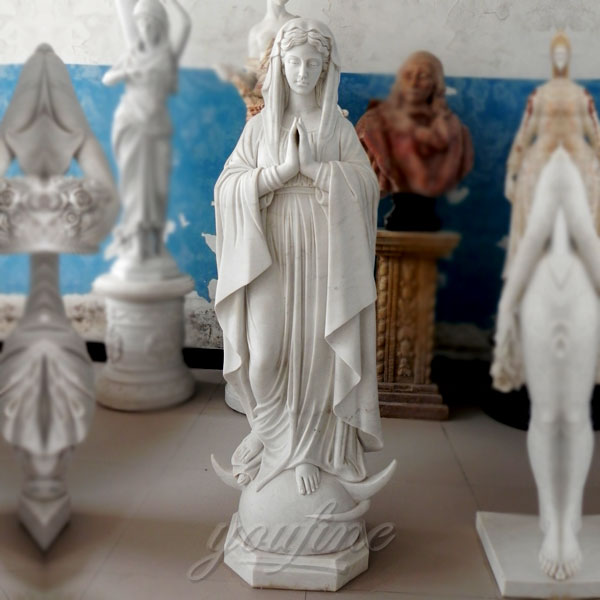 Outdoor garden religious statue of the virgin mary for sale