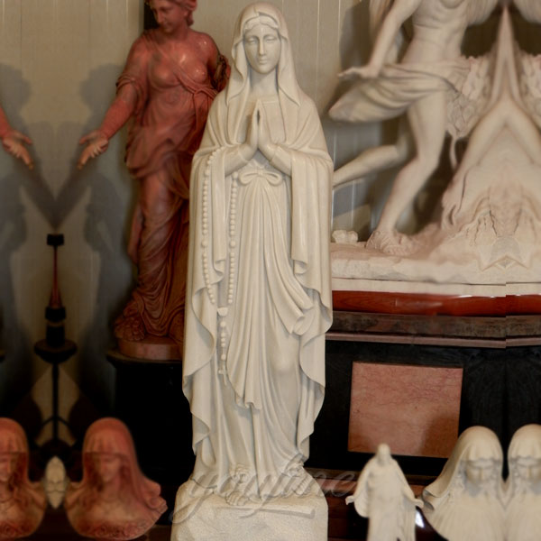 Outdoor life size st mary garden statues for sale