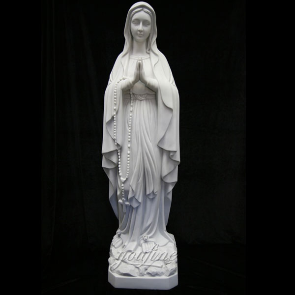 Religious statues of blessed virgin mary lady lourdes statues in stock