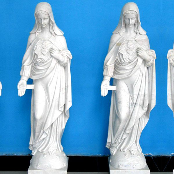 life size sacred heart mary garden statues for catholic church decor