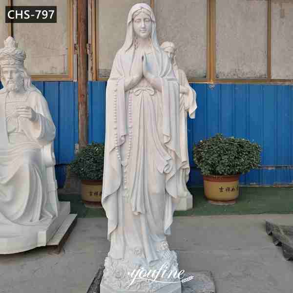 Life Size Our Lady of Lourdes Statue with Bernadette Catholic Garden Statue for Sale CHS-797