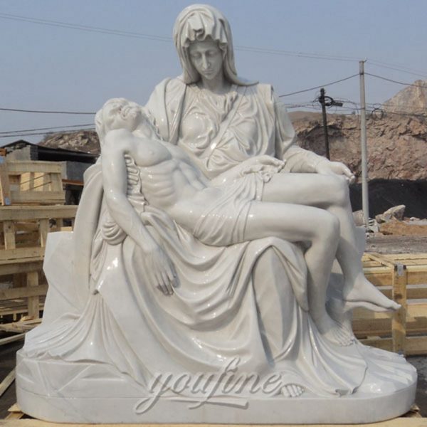 Marble Pieta Sculpture Catholic Garden Decor Wholesale CHS-262 (1)