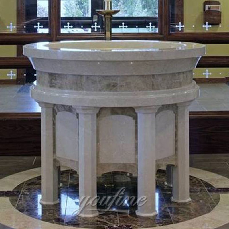 High Quality Marble Holy Water Font for Church for Sale CHS-346