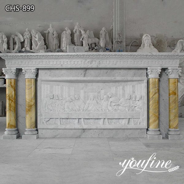 hurch White Marble Altar for Sale CHS-899 (1)