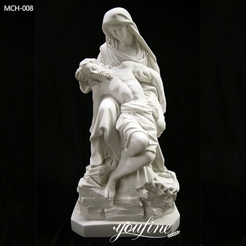 Classic Religious Marble Pieta Blessed Statue for Sale MCH008